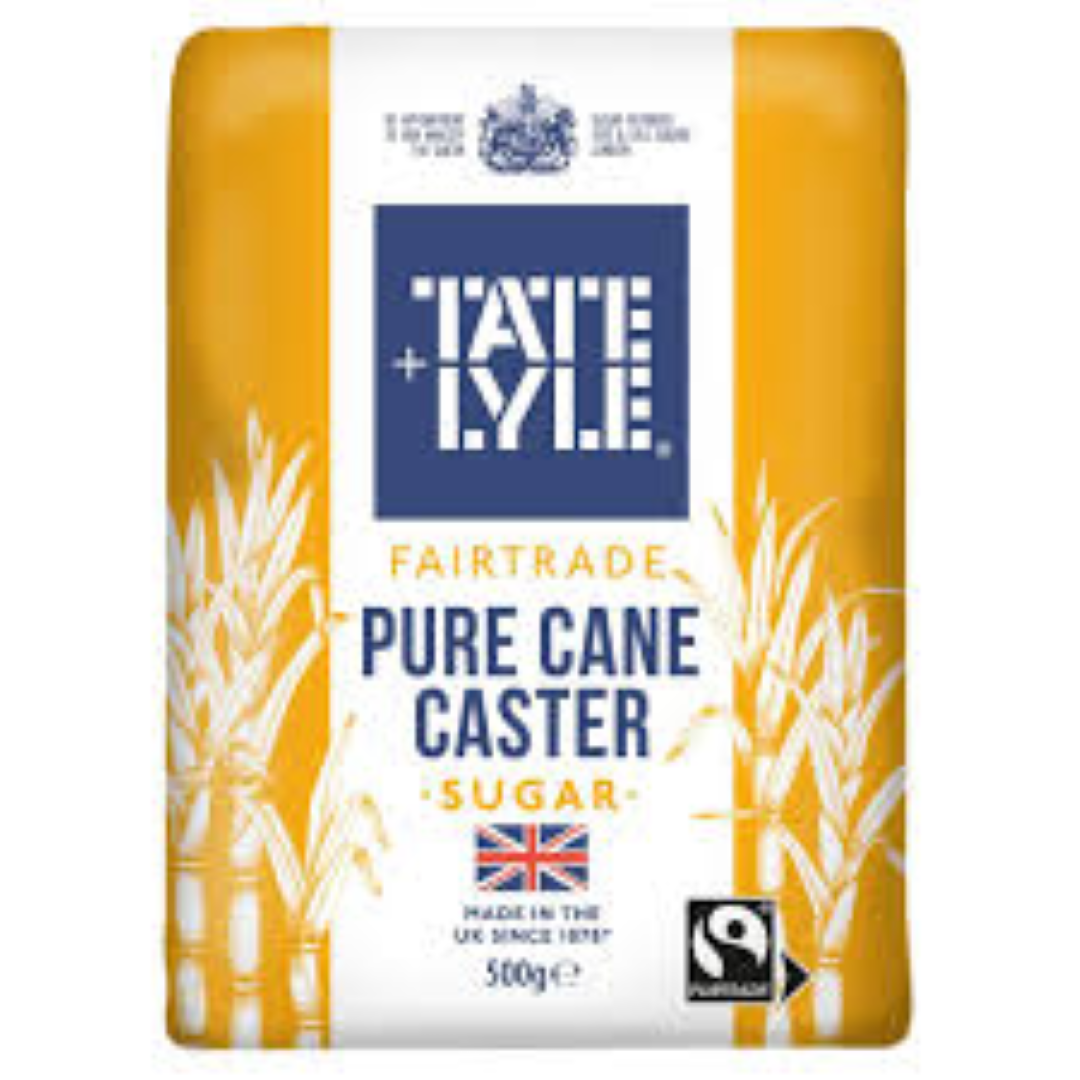 TATE LYLE CASTER SUGAR 500G